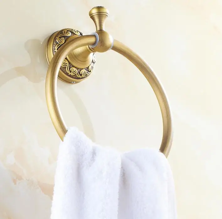 Настенное кольцо для полотенца/держатель полотенец прочная латунная