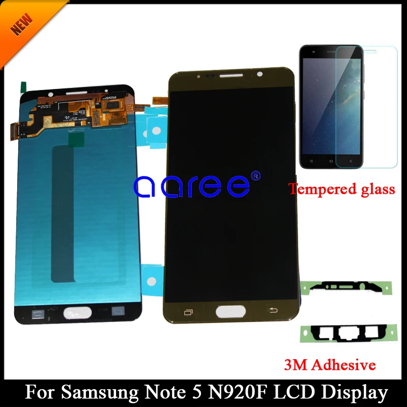 100% протестированный ЖК дисплей Super AMOLED для SAMSUNG Note 5 N920F Samsung сенсорный экран с