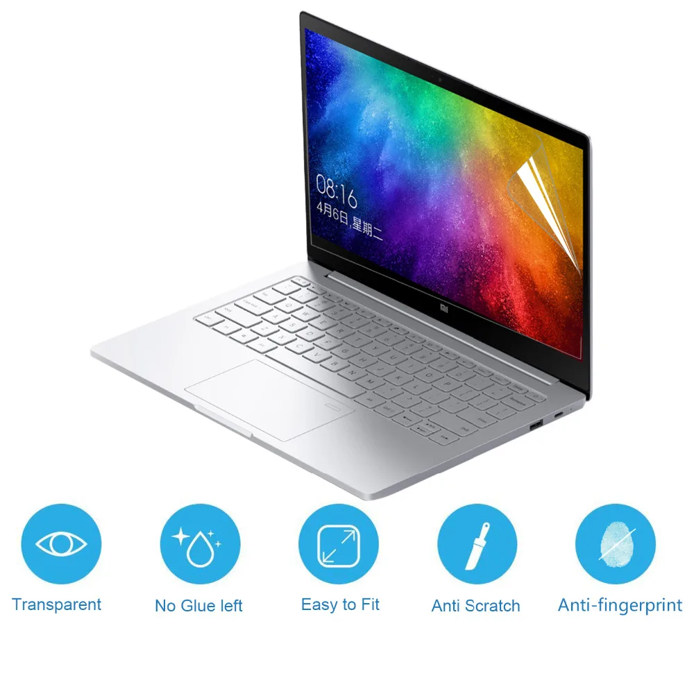 Просвечивающие для ноутбука протектор экрана HD кристально чистая Защита ЖК