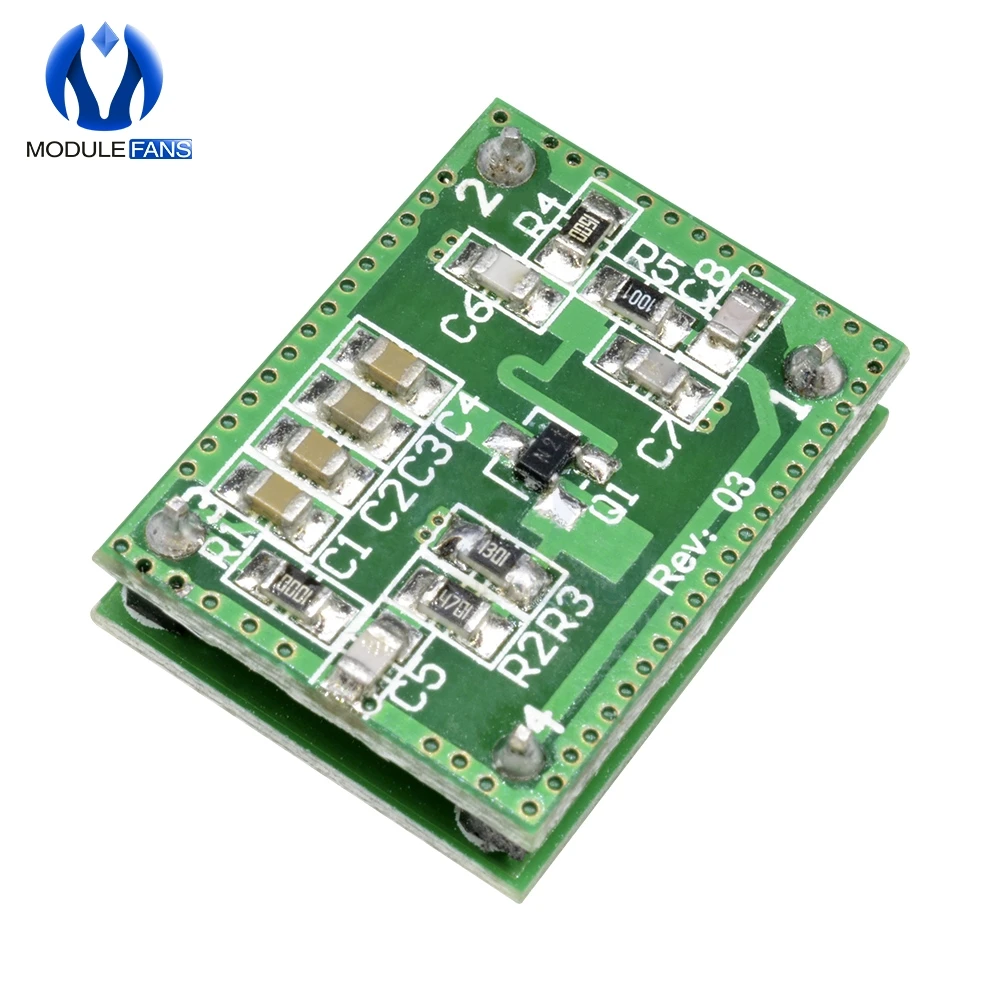 DC 12V LV002 10,525 ГГц 8-15 м доплеровский радиолокатор микроволновой микроволновая печь Сенсор модуль автоматического включения света с источником питания от постоянного тока, 6 V-40 V Diy Kit Электронная печатная плата