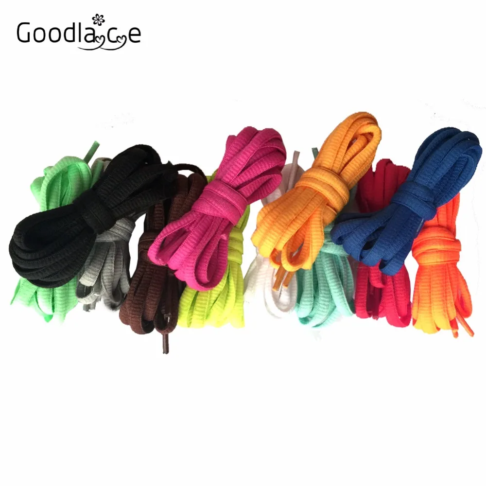 

100cm/39" Oval Flat Shoelace Shoelaces Sneaker Shoe Laces 24 colors for Choice