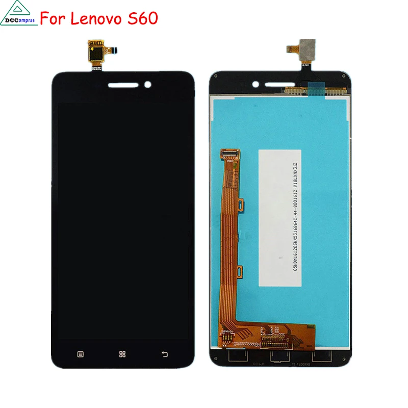 Для Lenovo S60 ЖК дисплей сенсорный экран дигитайзер Запчасти для мобильного