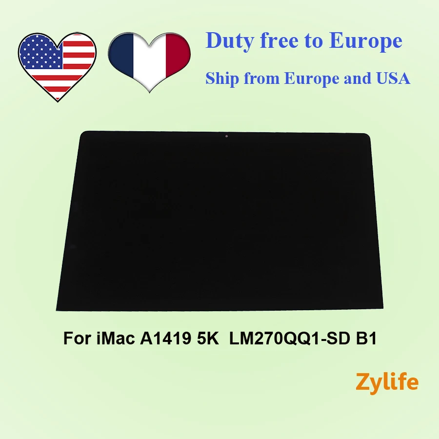 IMac27'' A1419 Новый ЖК экран в сборе LM270QQ1 SDB1 SDA2 SDC1 5K EMC2834 2806 3070|ЖК-экран для ноутбуков|