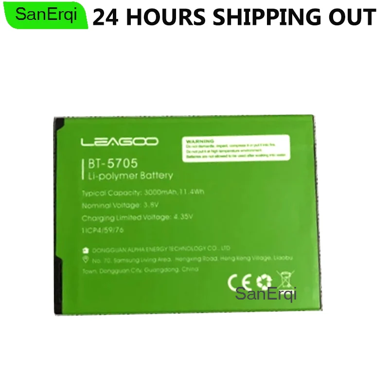 

for leagoo M9 pro battery M9 pro Mobile Phone 3000mAh BT-5705 New Replacement