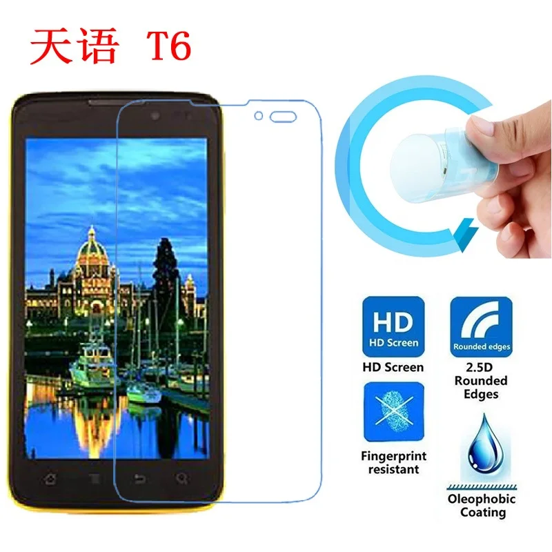 K-Touch S5T Экран защитная пленка 2.5D ультра-тонкий HD Ясно Pet Мягкая Защитная для S757 T580 T6