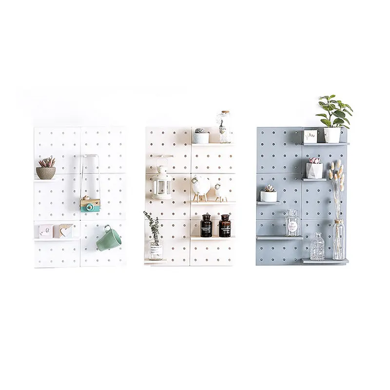 Creative Home Detachable DIY Decor Storage Hole Plate Wall Living Room Kitchen Suction Organizers Holders 210 | Дом и сад