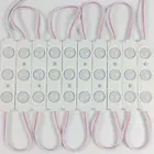 Новый Инжекционный светодиодный модуль 200 шт.лот 2835 3 светодиода, 12 В, 1,5 Вт, с объективом, водонепроницаемый IP65, светодиодный модуль с алюминиевой подложкой