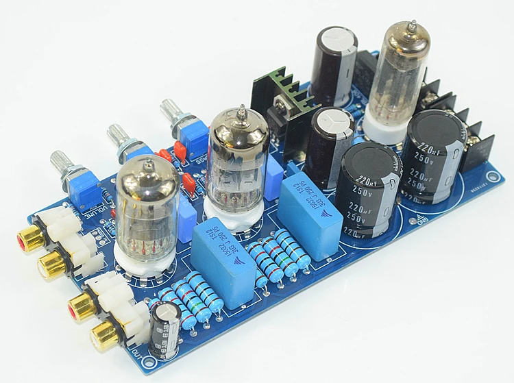 

6N1 Amplifier Preamp Tune Board (2018 Style)