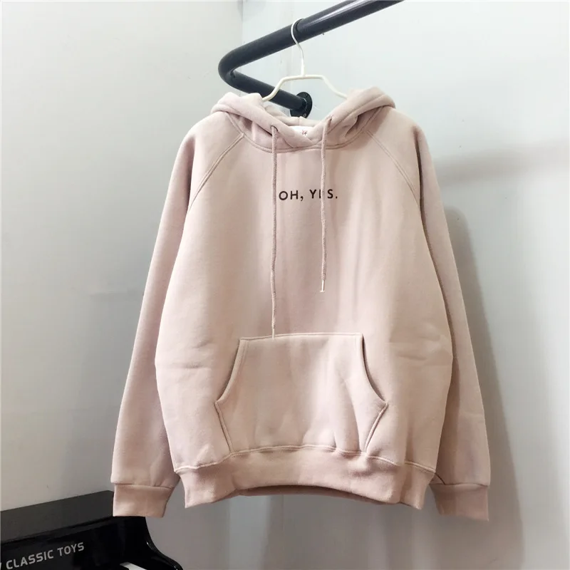 M-XXL 6 цветов осенняя Новинка свободный вельветовый плотный пуловер с капюшоном