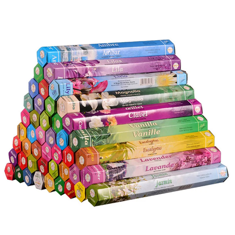 

3/4/5/10 Boxes Handmade Indian Incense Rich Aroma Sandalwood Indoor Fragrance Home Living Room Decoration Gift Yoga Aromatherapy