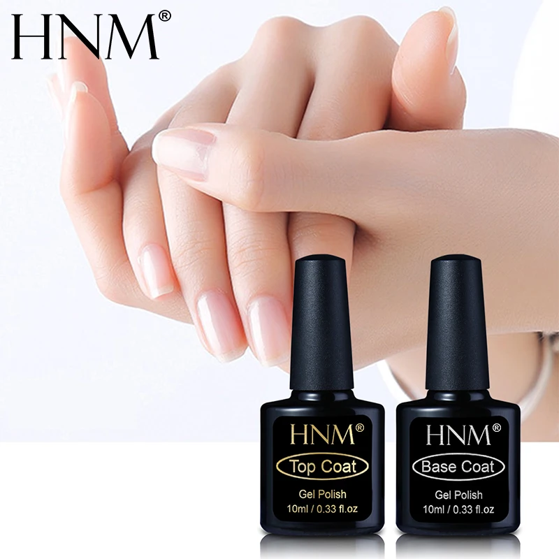HNM 10 мл Базовое покрытие УФ-гель для ногтей Гибридный лак светодиодный Гелевый