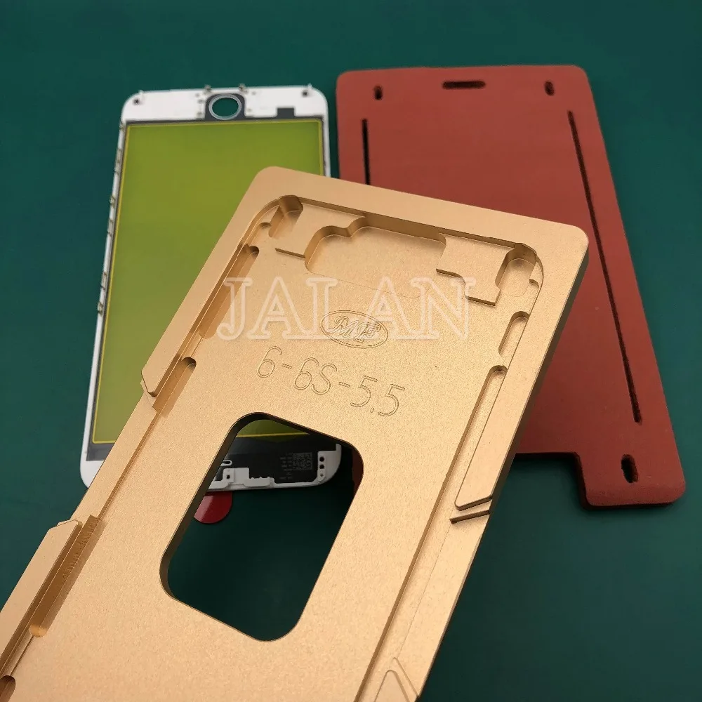 Прецизионная алюминиевая форма для телефона 6p 6s plus 7 8p стекло ЖК экрана с рамкой и