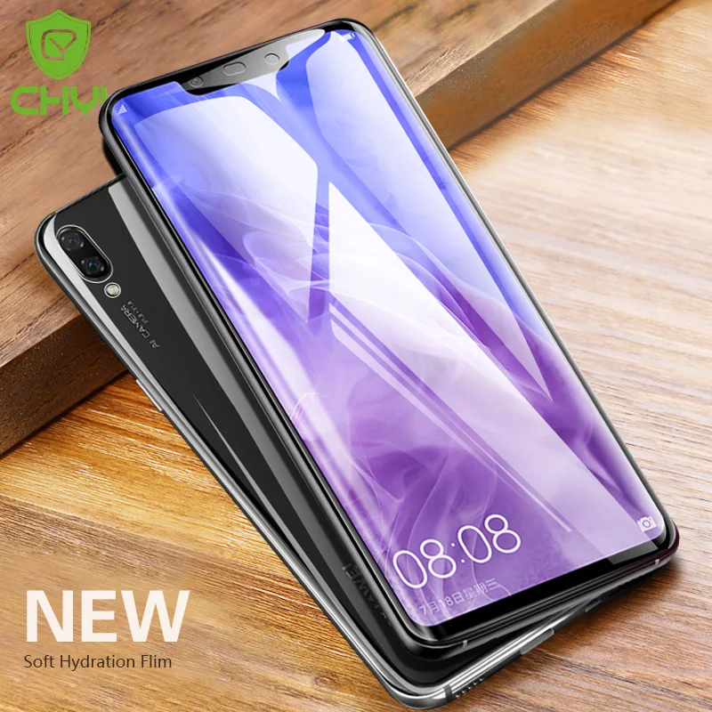 Изогнутая 3d пленка CHYI для Huawei P Smart + Защитная экрана 6 3 дюйма Nova 3i Гидрогелевая