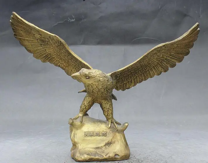 Китайская медная статуя фэн шуй орла|sculpture bows|statue of liberty 3d puzzlesculpture plastic |