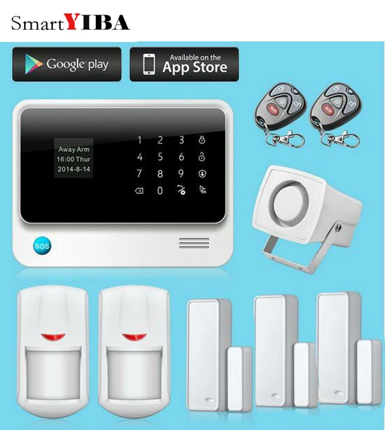 Система сигнализации SmartYIBA G90B PLUS охранная сигнализация для дома поддержка Wi Fi GSM 2G - Фото №1