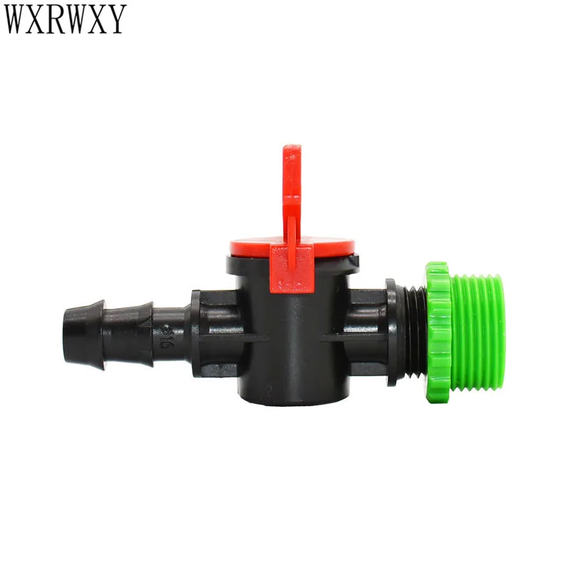 Wxrwxy ирригационный клапан папа 3/4 к 1/2 шланга водяной стоп 16 мм шланг сад кран краны