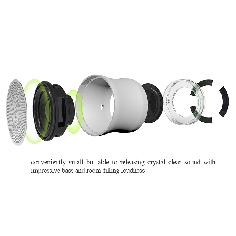 EWA беспроводной Bluetooth динамик Портативный HIFI маленький динамик для телефона Спорт на открытом воздухе Bluetooth плеер Bluetooth MP3-плеер-Silv