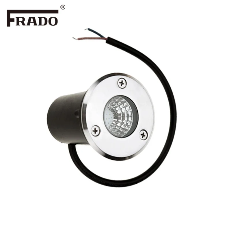 Углубленные светодиодсветодиодный лампы напольный уличный светильник COB для