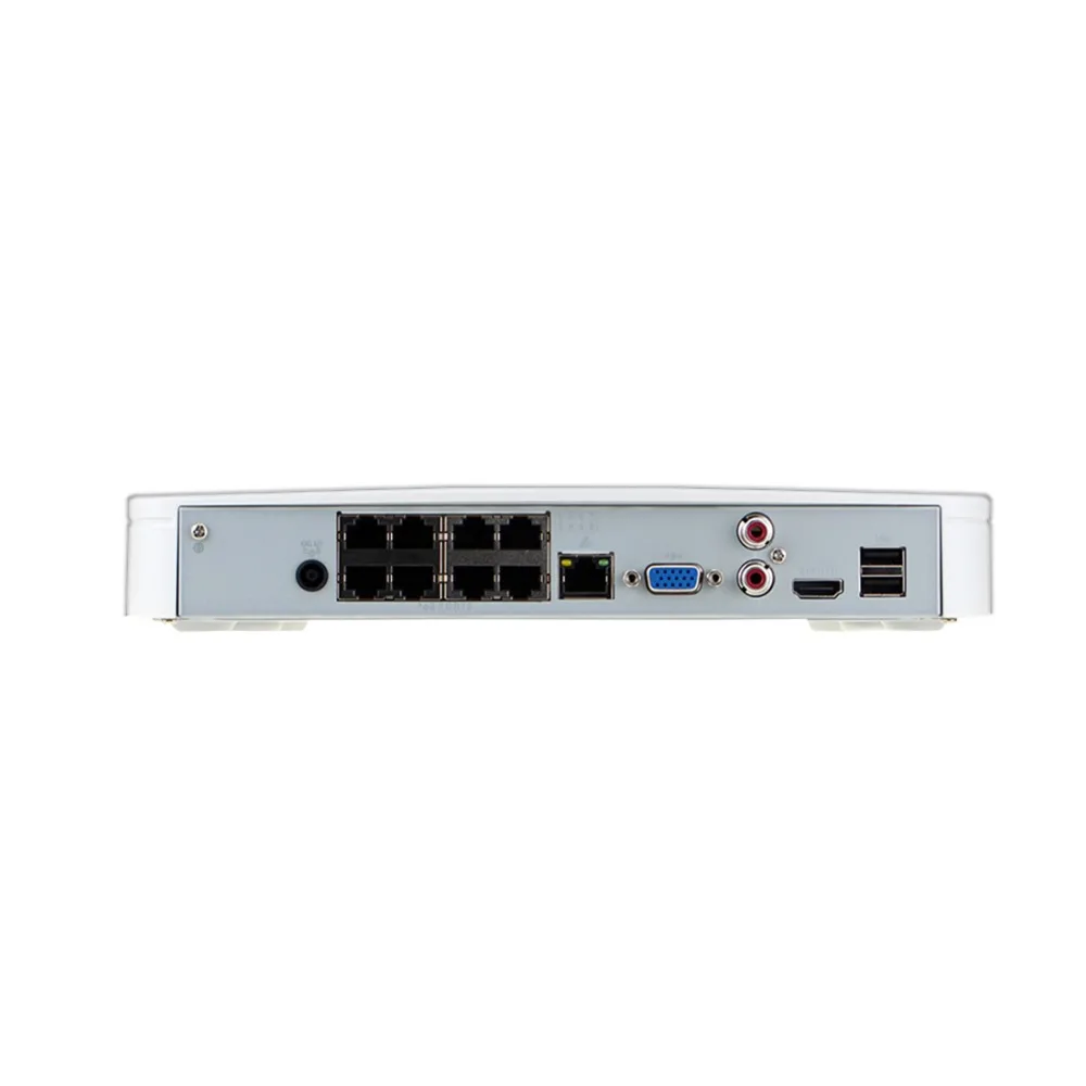 Dahua NVR 4K сетевой видеорегистратор NVR4108-8P-4KS2 8CH Smart 1U 8PoE порт 4K и H.265 разрешение до 8MP макс 80 Мбит/с DVR
