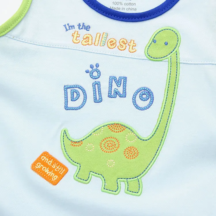 Summer Vest &amp Shorts 2 Pieces 1-3 Years Sleeveless Cartoon Kids Clothes Children Clothing Baby Boy Sets |
