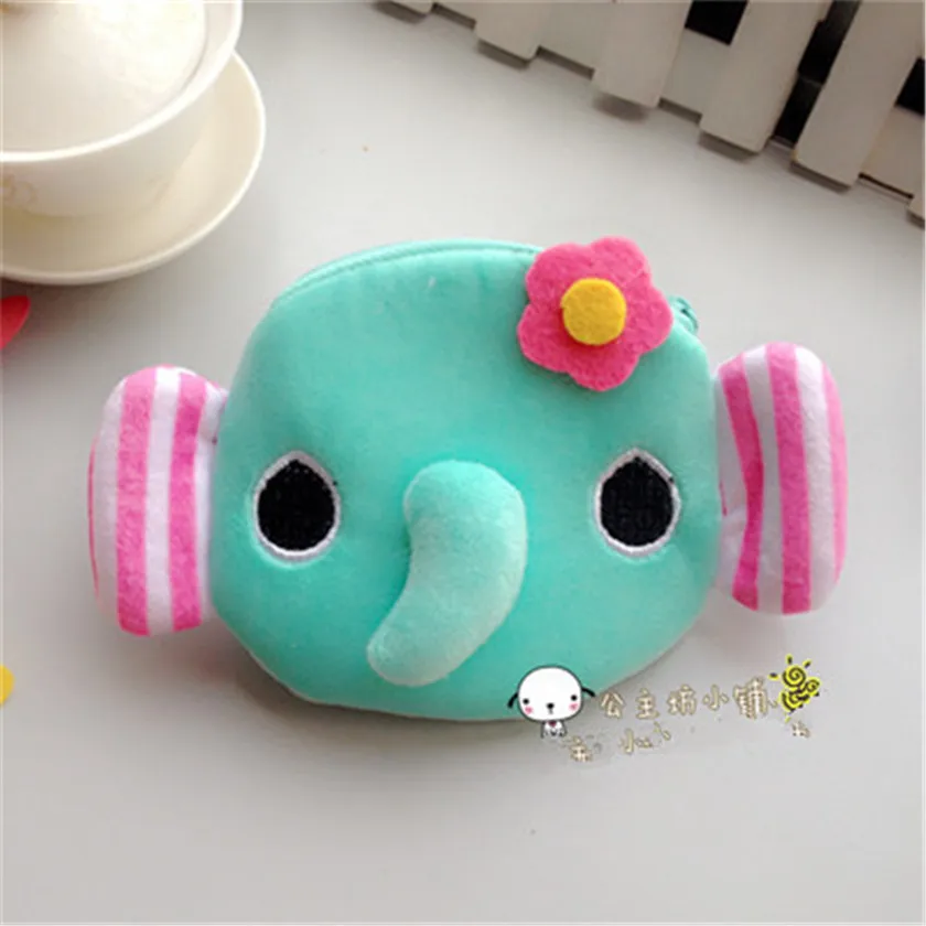 Мультяшные Кошельки для монет Дамский плюшевый Кошелек с когтями медведя