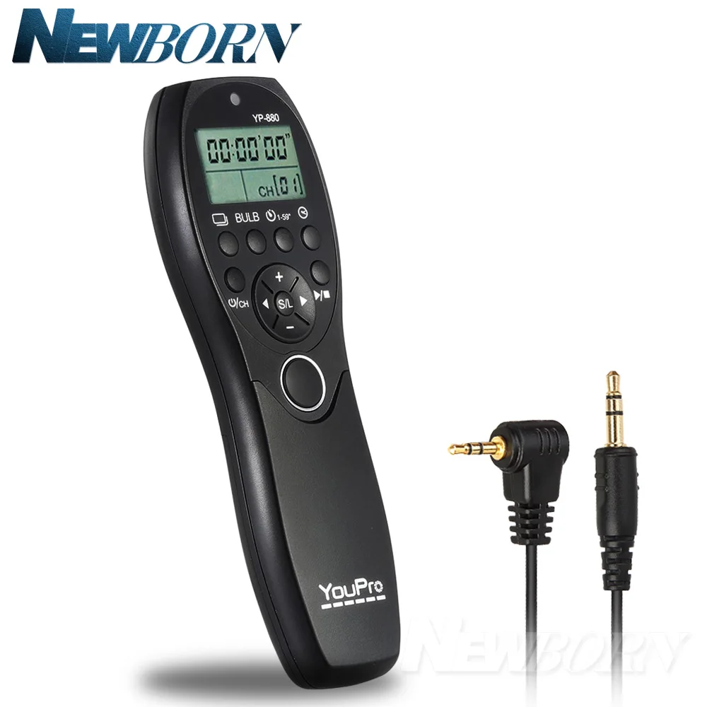 YouPro YP 880 E3 ЖК дисплей таймер дистанционное управление камера проводной спуск