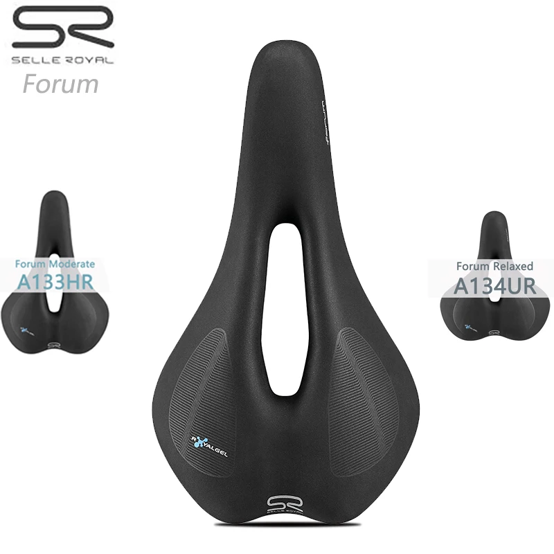 

SELLE ROYAL Forum Saddle for Bicycle Ventilation Mountain & Road Bike Saddle Man/woman Special Silicone Filled Cyclist Seat