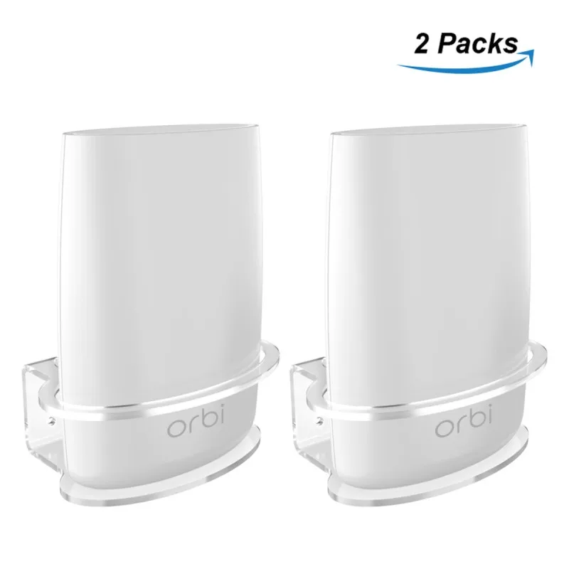 2 Pack Настенный держатель для Orbi AC3000, RBS50, RBK50, RBK53, AC2200, RBK30, RBK40, RBK43, RBK53 домашняя WiFi система - Цвет: 2 Pack