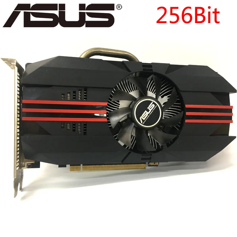 Видеокарта ASUS HD7850 1 ГБ 256 бит GDDR5 графические карты для ATI Radeon HD 7850 VGA б/у эквивалент