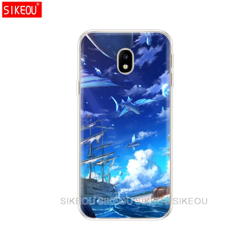 Силиконовый чехол для телефона Samsung Galaxy J3 J5 J7 2017 J330 J530 J730 PRO j2 2018 красивый морской