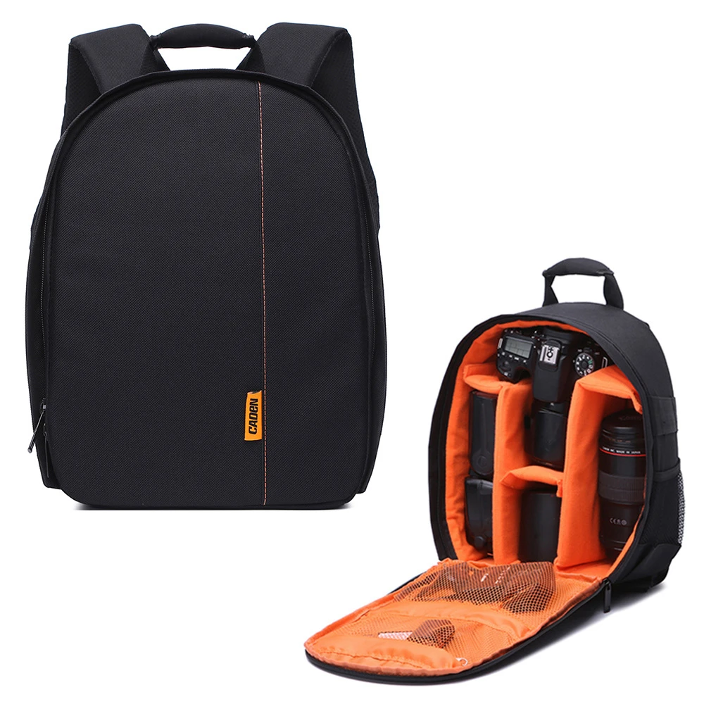 Черный Профессиональный противоударный Камера рюкзак двойной плечо для DLSR/SLR|camera