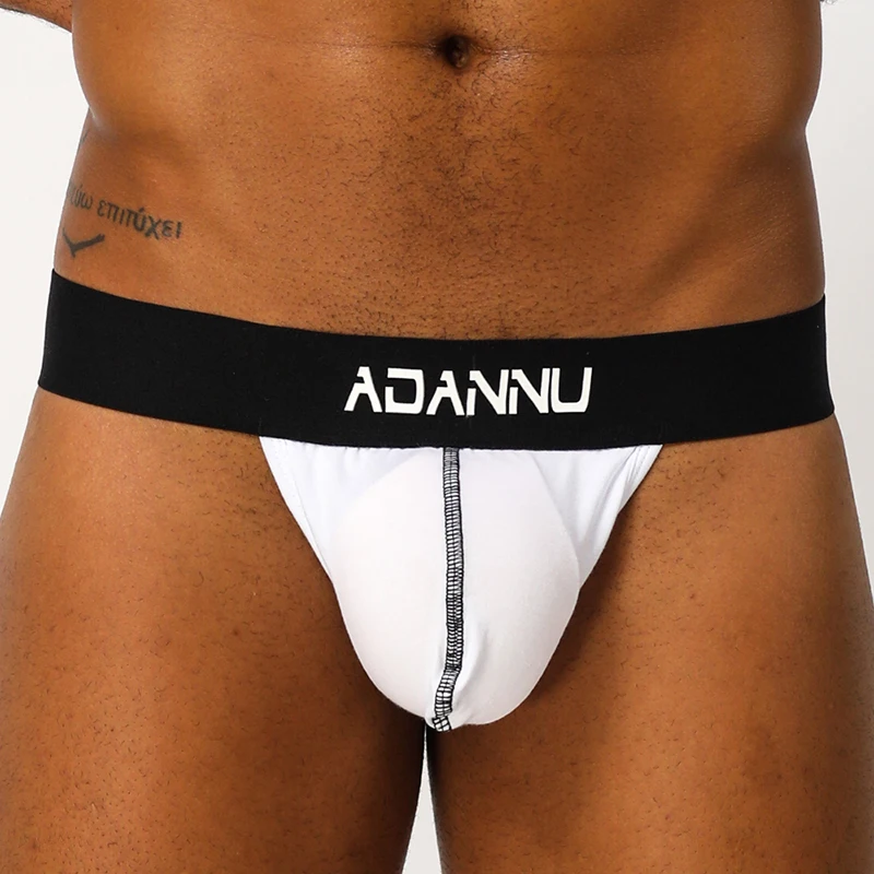 ADANNU сексуальное нижнее белье jockstrap мужские стринги Jock ремень s и Нижнее SISSY трусы