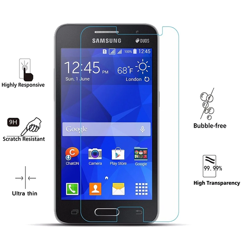 Высококачественное закаленное стекло 9H 0 26 мм для Samsung Galaxy Core II 2 SM G355H G355F DS Core2