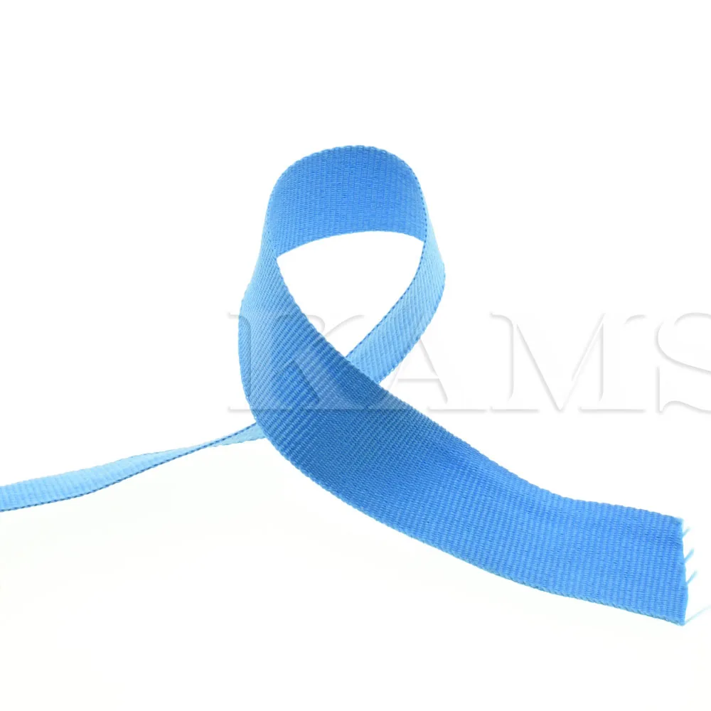 Light Blue 1 ярд 3/"(19 мм) ремешок чистый цвет Полиэфирная Лента Сделай Сам ПЭТ веревка швейные изделия толщина 0,35 мм - Цвет: Light Blue