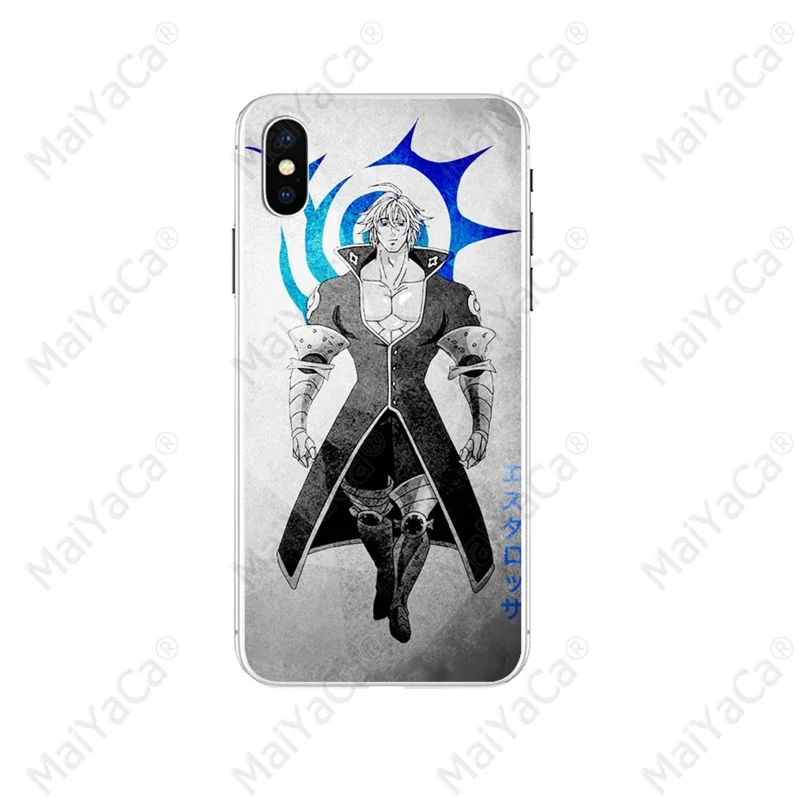 Чехол MaiYaCa Seven Deadly Sins Nanatsu no Taizai Ban аксессуары для телефонов Чехол для iPhone 8 7 6 6S Plus X XS max 10 5 5S SE XR Shell