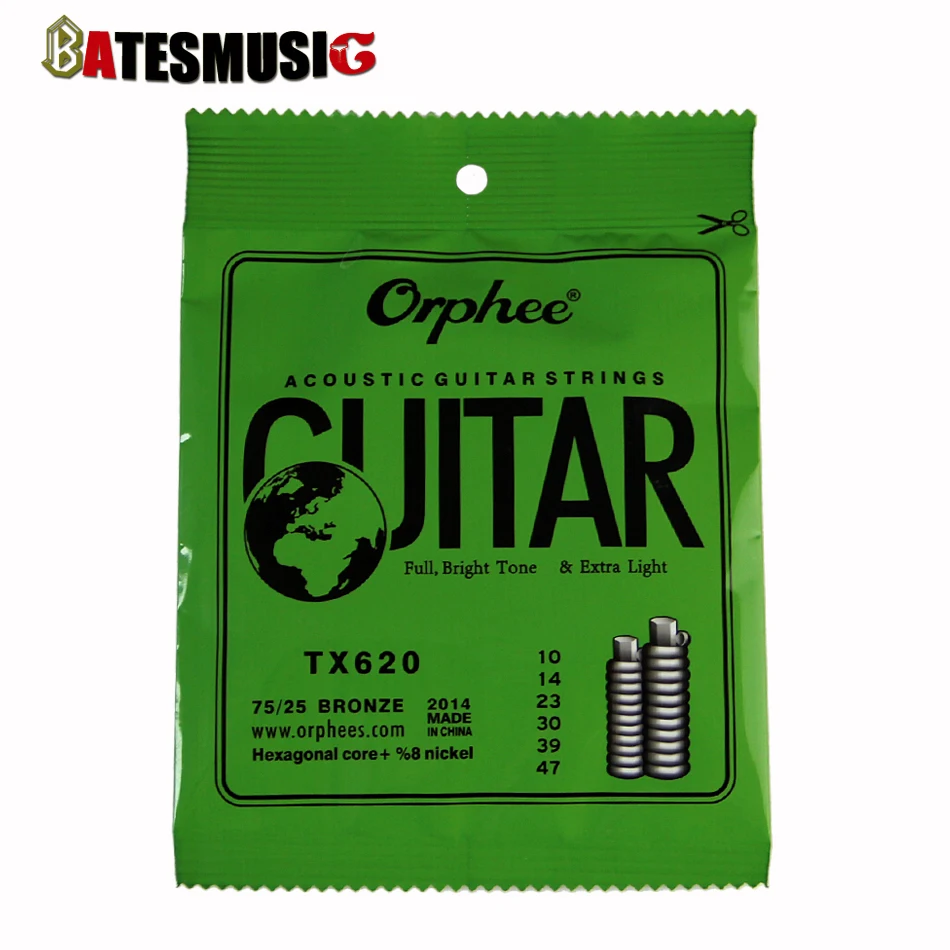 Orphee RX17 6 шт. набор струн для электрогитары(010-046) нить из никелевого сплава Нормальное напряжение светильник и отличный яркий тон