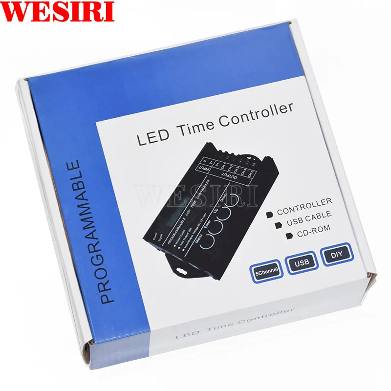 TC420 TC421 TC423 Программируемый RGB светодиодный контроллер Диммер DC12V/24 В 5 каналов общий анод для RGB светодиодный светильник аквариумный светильник ing