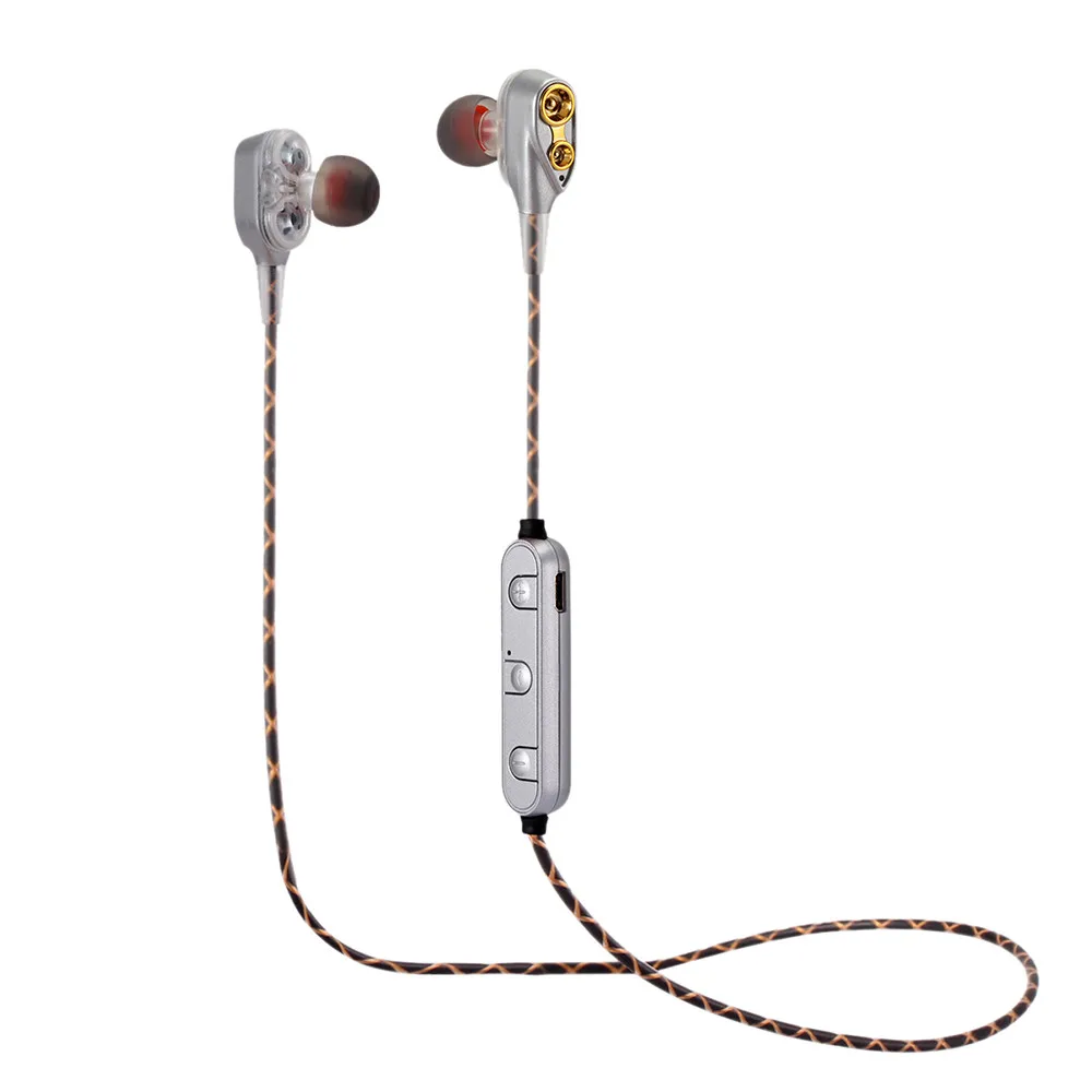 HIFI тяжелый бас беспроводная Bluetooth гарнитура Смарт шумоподавление спортивные двойные динамические наушники для водителей наушники Fone de ouvido#10