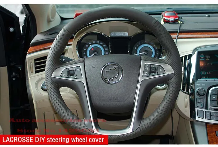 Чехол для Buick Lacrosse 2009-2012 чехлы на руль Сделай Сам автостайлинг чехлы на руль из натуральной кожи противоскользящие дышащие