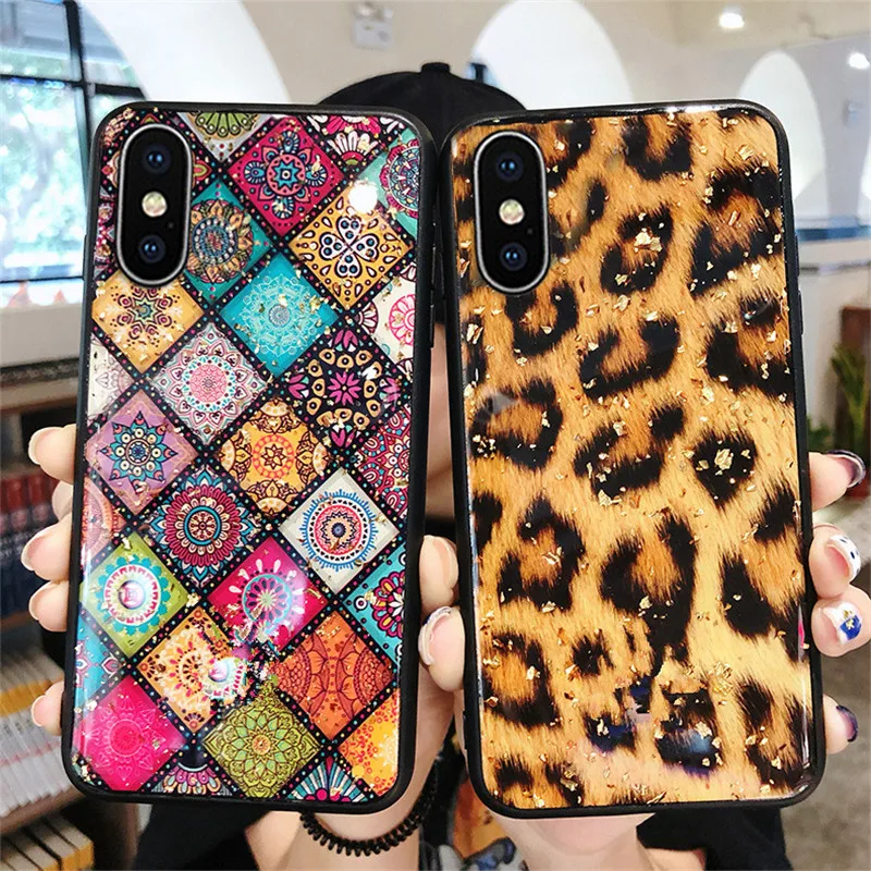 Блестящие экзотические телефонные чехлы из золотой фольги для iPhone 7 plus 6 6S 8 Plus