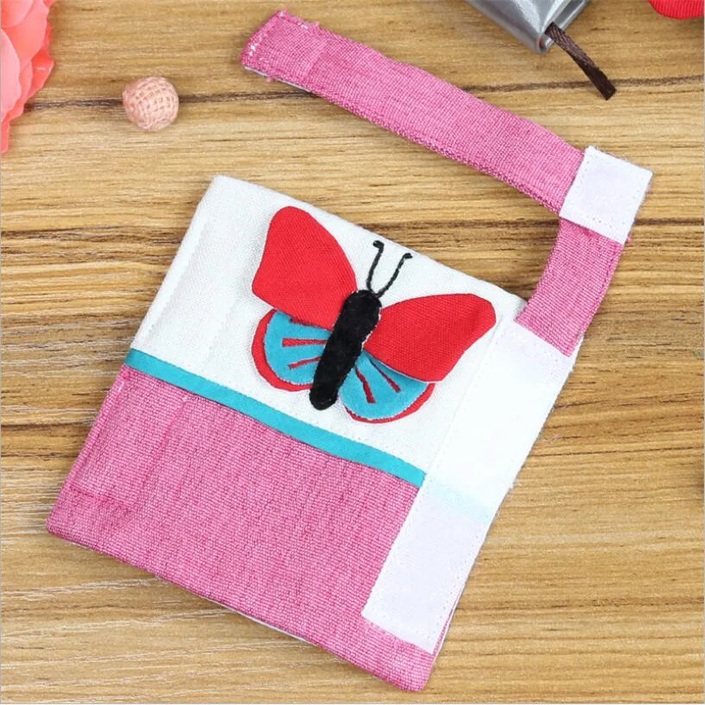 Симпатичные перчатки для дверных ручек с изображением лисы тканевый