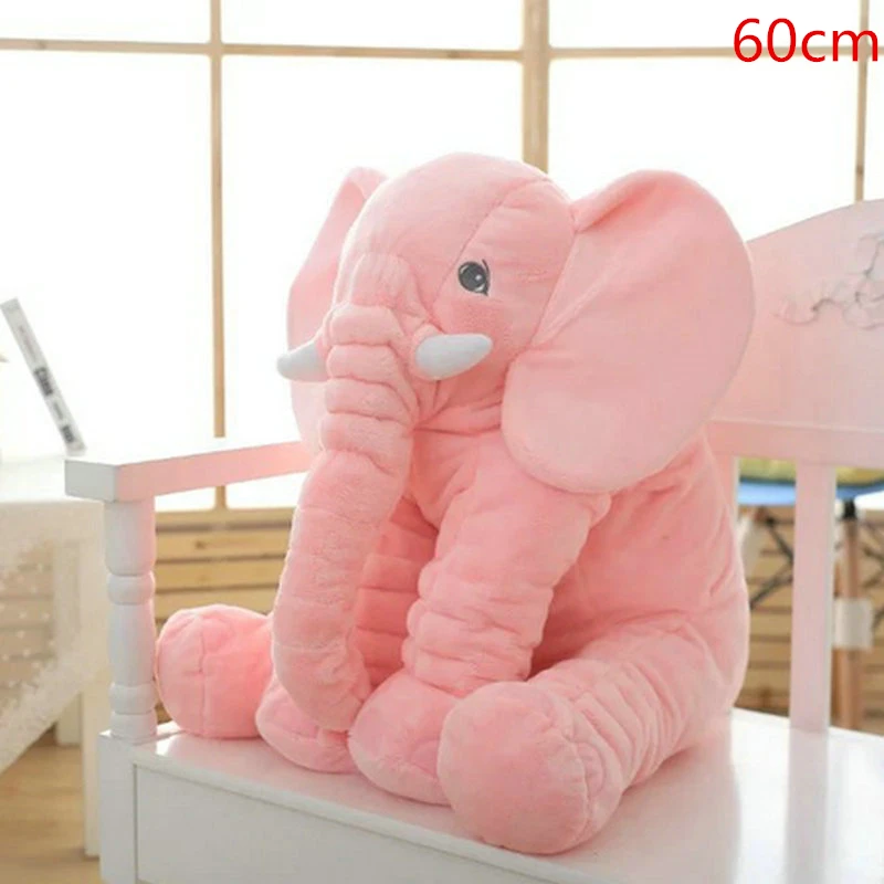 60cm pink Miaoowa 1 шт. 40/60 см детские мягкие, слон Playmate успокоительная кукла ребенок аппетитные игрушки слон Подушка Плюшевые игрушки для детей, подарок - Цвет: 60cm pink