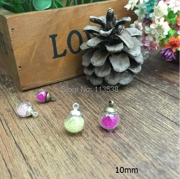 Новое поступление бесплатная доставка 100 комплектов стеклянный шар 10 мм с 3