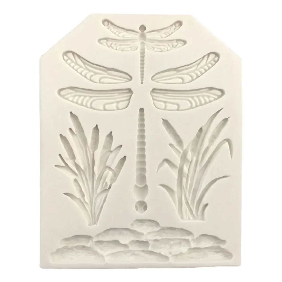 

Hot Sale!Dragonfly Grass Cake Border Decoration Silicone Mold Fondant Cake Decorating Tools Candy Chocolate Gumpaste Molds