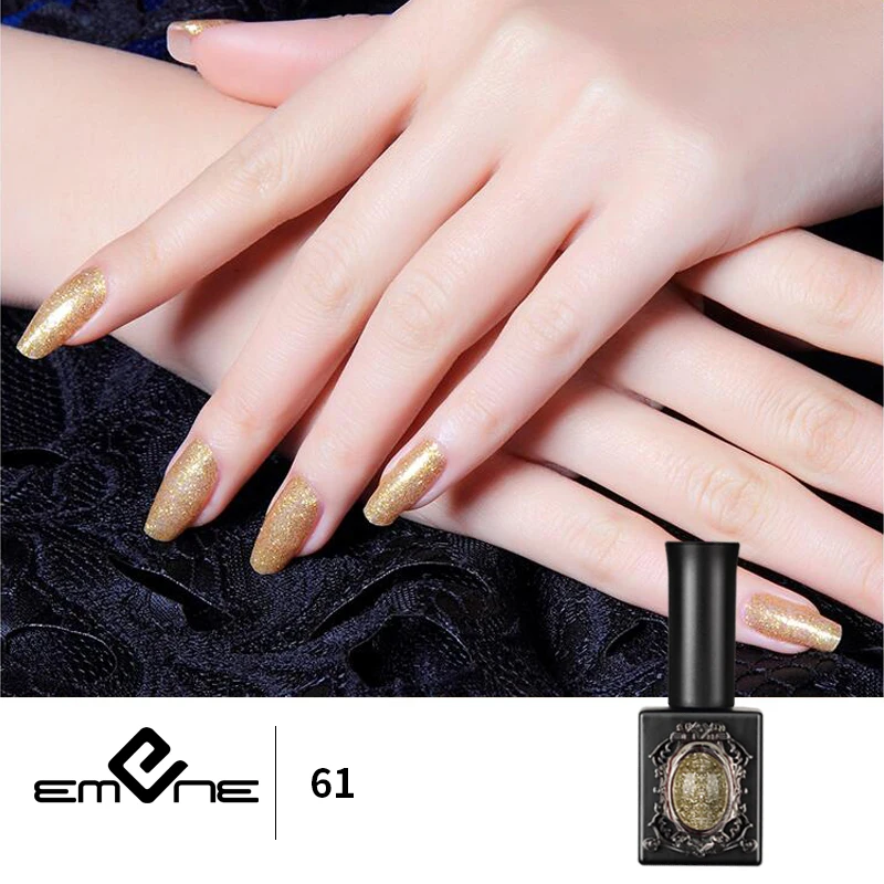 Emene Herbel масло гель Лаки для ногтей глиттер Дизайн маникюр ellak lakiery hybrydowe Vernis полу