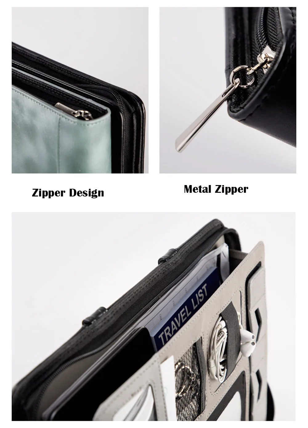 Fichario Binder A4 папка для документов чехол для менеджера Padfolio бизнес офисный Органайзер держатель для шкафа на молнии портфель сумка