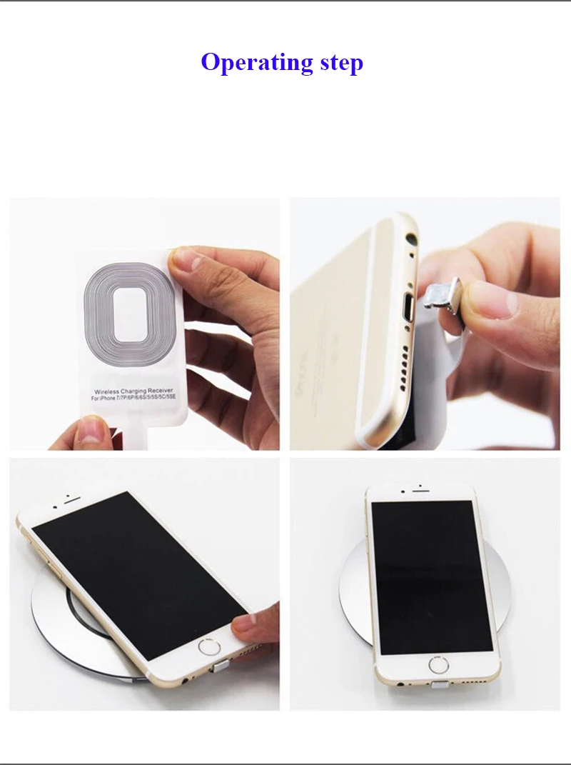Riggler Wireless Charge Receiver for Micro Iphone Type-C Mobile Phones Universal Qi Charger | Мобильные телефоны и