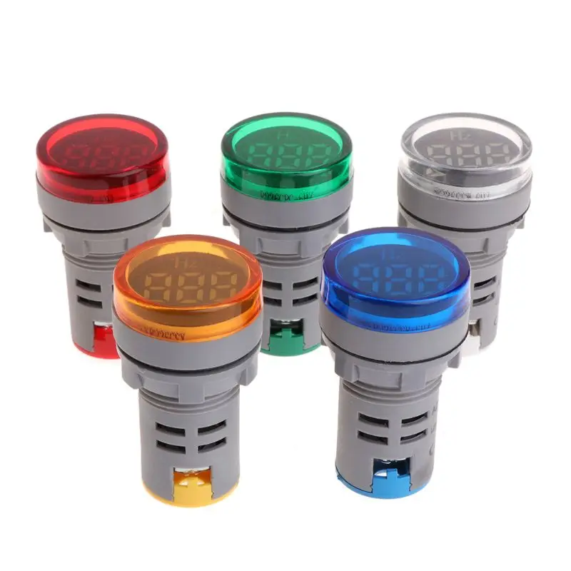 Светодиодный дисплей 22 мм измеритель частоты переменного тока индикатор Гц для