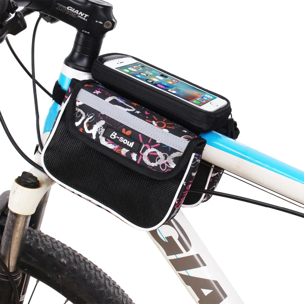 B SOUL MTB велосипедные сумки рама для шоссейного велосипеда передняя Труба