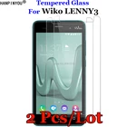 2 шт.лот для Wiko LENNY3 закаленное стекло 9H 2.5D Премиум Защитная пленка для экрана для Wiko LENNY3 lenny 3 5,0